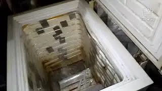 Chest type freezer recoil