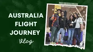Australia Flight journey | Vishnu Groovi | Divya Menon | Bhagyaraj | Anna Prasad