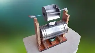 How to Make Steam Power Generator -  cool science project - A Different Way