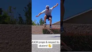 MUCH props & respect to skaters! ESPECIALLY when I see them doing amazing tricks, & risking falling!