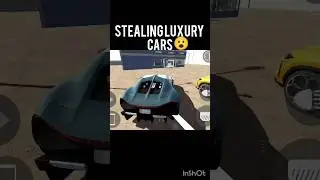 stealing luxury cars from police station in Indian bike driving 3d #bike #cyborg