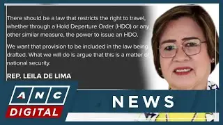 Rep. De Lima: Proposed Independent People's Commission must have power to restrict travel | ANC