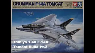 Tamiya 1/48 F-14A Tomcat Сборка часть 2