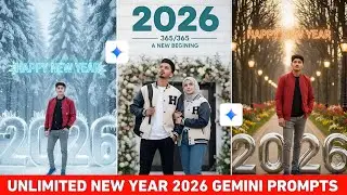 Happy New Year Photo Editing 2026 | Happy New Year Gemini Prompt