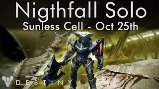 Destiny - Solo Nightfall Guide - Sunless Cell (Darkblade) - Oct 25th - Chaff, Exposure