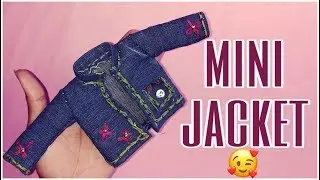 How To Make Mini Jacket | Mini Jacket With Old Jeans👖