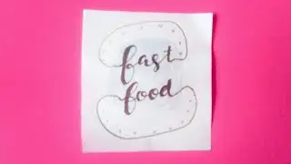 Faux calligraphy with ordinary pen for beginners || be the real you