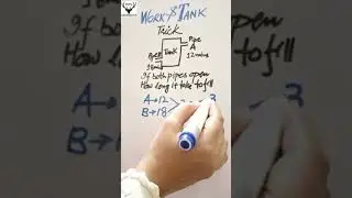 Work and Tank Problems DeerMaths #work #tank #maths #problem