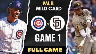 Chicago Cubs vs San Diego Padres | Full Game | MLB - Wild Card - Final | Game 1