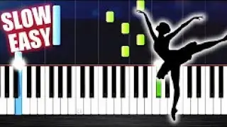 Tchaikovsky --  Swan Lake Theme   SLOW EASY Piano Tutorial by The Piano Guy