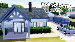 HOME TOUR - Not So Berry Tiny House: #4 GREY 🦝 | The Sims 4
