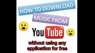 How to download free MP3 music in windows 7 PC without using any application