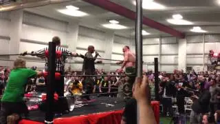 New Jack vs Necro Butcher post-match PWS 4/5/13
