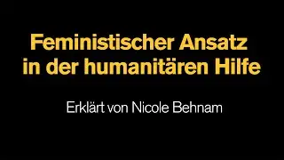IRCs feministischer Ansatz in der humanit&auml;ren Hilfe