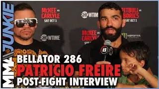 Patricio Pitbull Reacts To Boos in Title Defense: 'F*ck You, Man' | Bellator 286