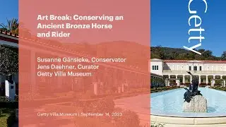 Art Break: Conserving an Ancient Bronze Horse and Rider