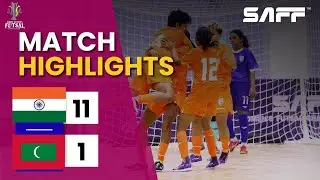 India Stun Maldives with 11-Goal Thriller | SAFF Futsal Championship Match Highlights