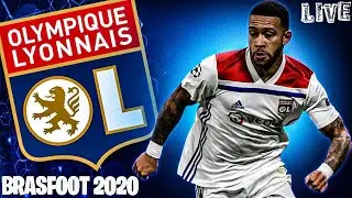 Brasfoot 2020 Modo Carreira no Olympique Lyonnais Ao vivo!!🏆#02