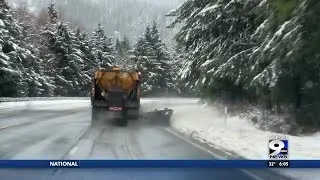 Plow crews work around the clock to clear roads, aid first responders
