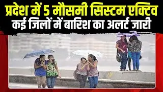 MP Weather Report  : प्रदेश में 5 मौसमी सिस्टम एक्टिव | Bhopal, Indore में बारिश का अलर्ट जारी