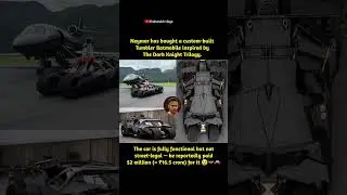 Neymar has bought a custom-built Tumbler Batmobile inspired by #video #motivation #shorts #viral