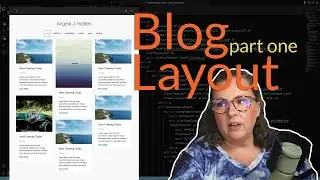 LIVE | How to Build a Blog Layout from Mockup to HTML, CSS & JavaScript | Part 1