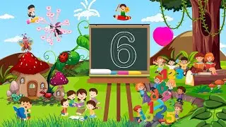 How to Write Number 6| Numbers and Counting Collection| Handwriting Practice for Kids