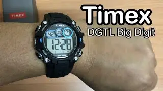 Timex DGTL Big Digit | TW5M27300 | unboxing & Time and Date setting
