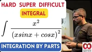 integration by parts problem quite challenging | IIT JEE #integrationbyparts