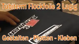Tubiterm Flock Folie Plotten Entgittern 2 Lagig kleben