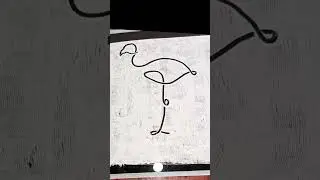 heron drawing 🦩🦩🤔 #shorts #heron #art
