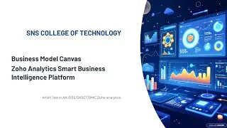 BUSINESS MODEL CANVAS OF ZOHO ANALYTICS 