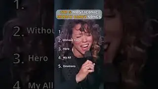 Top 5 Most Iconic Mariah Carey Songs #shorts #music