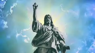 Sweet Dreams. Beautiful Christian Music.  Jesus Christ  The King Arriving Slowly In The Background.