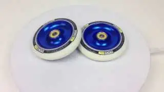 Eagle Solid Blue Core White PU 110 Scooter Wheels | Ripped Knees.co.uk
