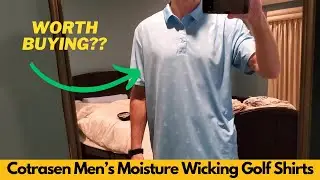 Cotrasen Mens Polo Golf Shirts Moisture Wicking Performance T Shirts Print Breathable - Worth It?