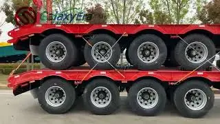 Lowbed Semi Trailer with Ultra-Low Center of Gravity & Q550 Steel for Max Safety! #semitrailer