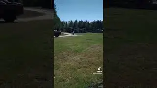 Dwarf riding dirt bike