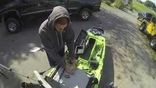 How to install a fish finder on your kayak - Jackson Cuda 12