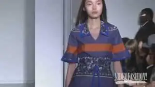Suno Fall 2014 New York Fashion Week Backstage, interviews & runway | Videofashion