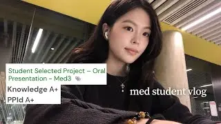 [의대생 vlog] 연구 영어발표 ▷ 구술시험 ▷ 객관식 시험을 마친 본과 3학년의 학기말 평가 생존기 ep.2