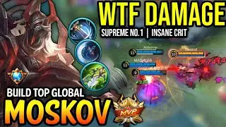 MOSKOV BEST BUILD 2023 | TOP GLOBAL MOSKOV GAMEPLAY | MOBILE LEGENDS✓