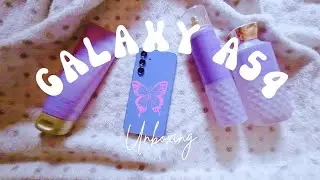 Samsung Galaxy A54 | aesthestic unboxing | Cozy #galaxya54 #cozy #aesthetic