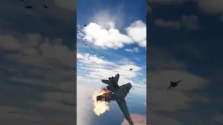 Su-27 vs F-18 || One-Circle fight