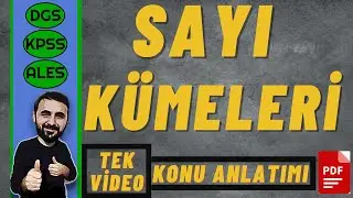 TEMEL KAVRAMLAR -1 Sayı Kümeleri  KONU ANLATIMI #DGS #KPSS #ALES #2022DGS #DGS2022 #2022KPSS