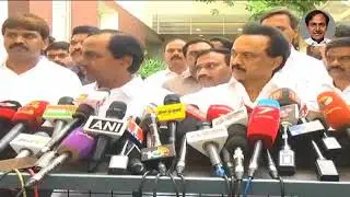 CM KCR & DMK Stalin Speaks To Media On Federal Front | Chennai