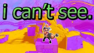 Playing Splatoon 3 with too many filters