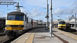 Greater Anglia Class 90 sets on the Great Eastern Mainline - 2018-2020