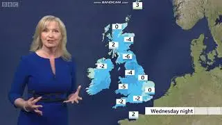 Carol Kirkwood - BBC Weather - (6th January 2021) - HD [60 FPS]