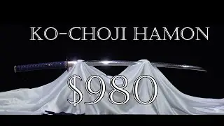 Ko-choji Hamon japanese sword Katana, Dotou Fuchi&Kashira